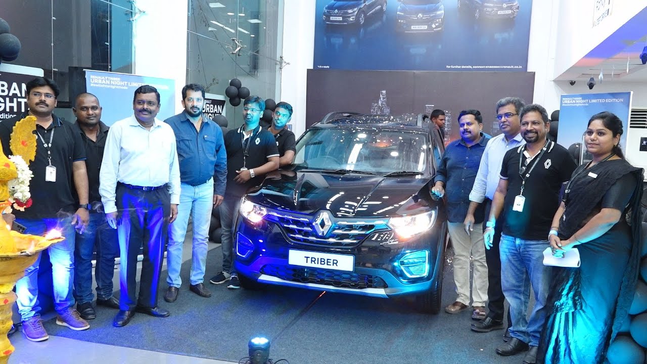 Renault Triber Urban Night Limited Editions Launched @ Selvam Ravi ...