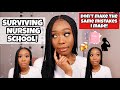 SURVIVING NURSING SCHOOL *DON&#39;T MAKE THE SAME MISTAKES I MADE* | OnlyOneManassa