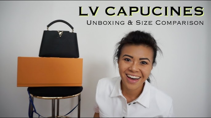 Louis Vuitton Capucines Bag Size Comparison BB PM & MM + What Fits Inside