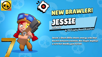 Brawl Stars - Gameplay Walkthrough Part 7 - Jessie New Map Knockout (iOS, Android)