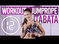 【有酸素/脂肪燃焼】WorkOut Jumprope TBATA【12min縄跳び】