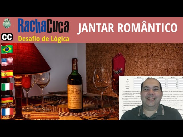 Racha Cuca - Novo Problema de Lógica Muito Difícil: Jantar