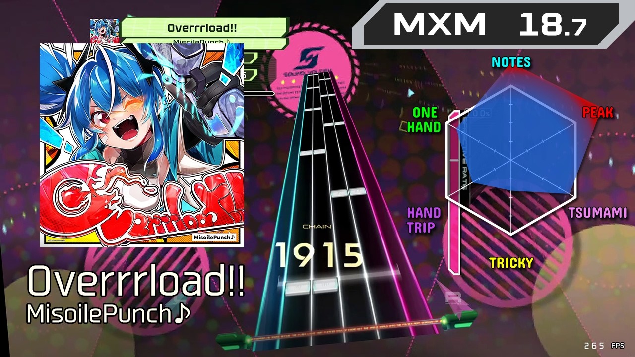 まいちょすページ K-Shoot MANIA] Overrrload!! / MisoilePunch♪ [MXM 18.7] - YouTube