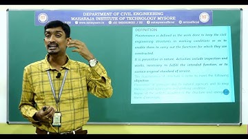 Maintenance of Structures|Module 4|RRS 17CV753|7sem| Maintenance & Retrofitting Techniques|Session 1