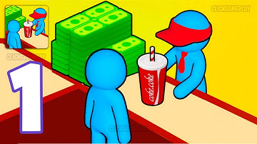 Burger Please! Gameplay Walkthrough Part 1 - Tutorial Manage Burger Restaurant (Android,iOS)