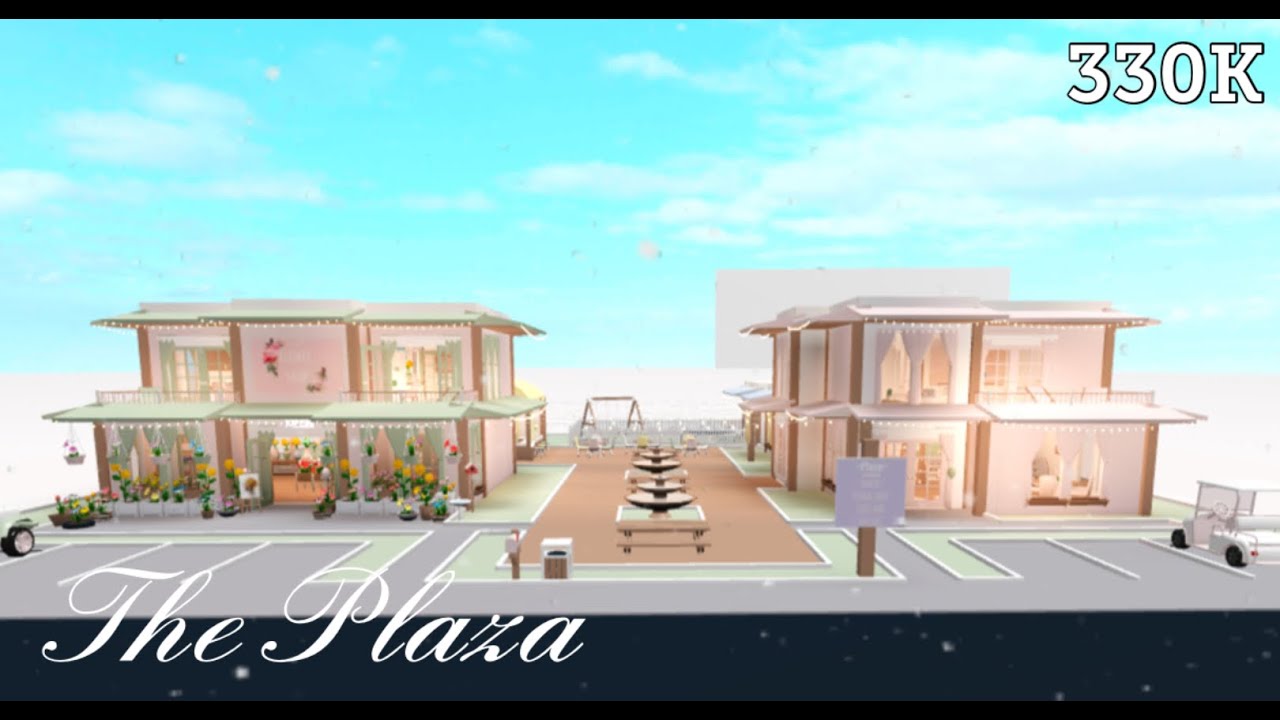 Bloxburg | The Plaza (tour only) | ROBLOX - YouTube