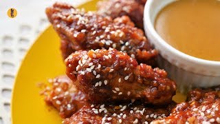 Fire Wings with Spicy Cheese Sauce Recipe By Food Fusion