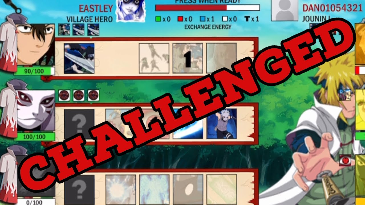 Challenged to a Best 3/5 in Naruto-Arena w/ Commentary