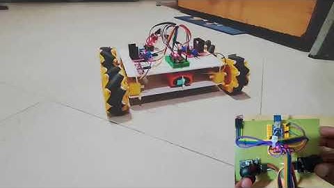 4-Wheel Mecanum Drive Robot (RF Controlled)