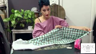 How to make and tie a head scarf