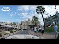 Driving around Monte Carlo, Monaco F1 track in Bentley Continental GTC, VR 360 Video , Take 2