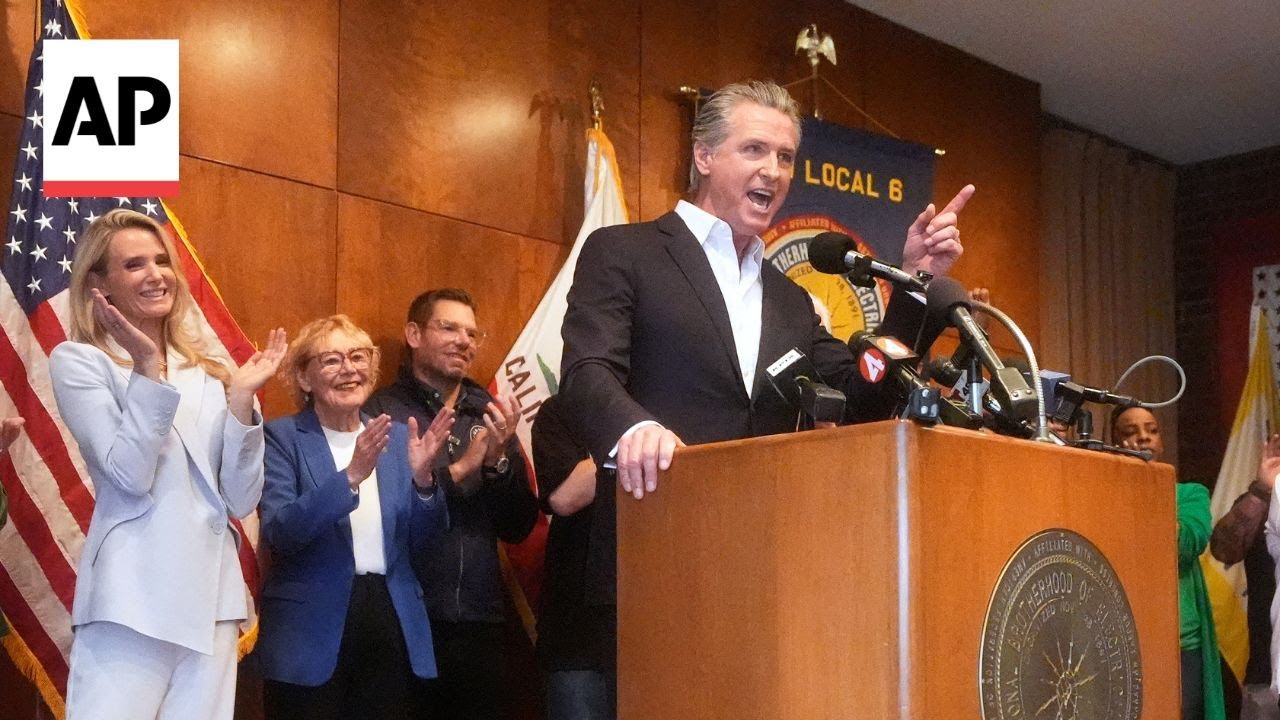 Newsom Campaigns For Prop 50 In California Ahead Of Election Day