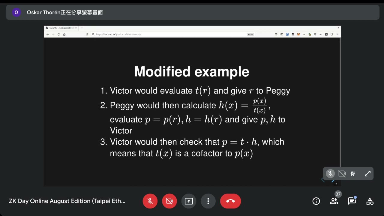 Oskar Thoren | Briefly on zk-SNARKs Mathematical Foundations