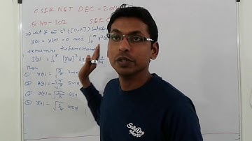 CSIR NET DEC-2014 Q.NO-102 SET-C,  INTEGRAL CALCULUS (ISOMETRIC PROBLEM), HOW TO FIND EXTREMAL,