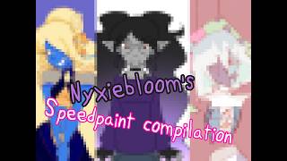 SPEEDPAINT Compilation - Art fight attack, persona reference sheet, and more!