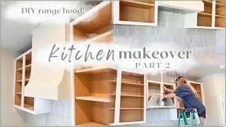 diy gold range hood — simple + renter-friendly appliance makeover