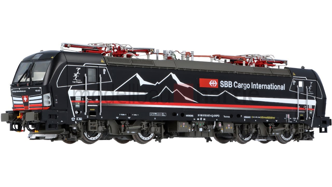 L.S. Models LS17118 / LS 17618 E-Lok BR 193 657-4 Vectron Shadowpiercer SBB Cargo Int. | Spur H0