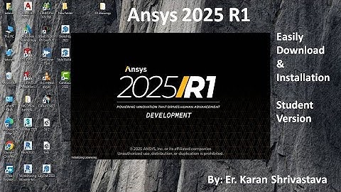 Ansys 2025 R1 Free Download and install in Hindi || Student Version || [U TECH]