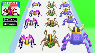 insect run - spider evolution gameplay-Max Level insect evolution part 2 (new update)