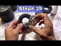 How to build rc Tamiya globe liner truck 1:14 scale, step 39 putting together the rims with tires