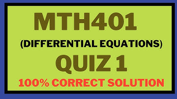 MTH401 Quiz 1 solution || Fall 2023