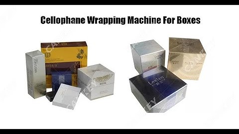 Video of Automatic BOPP Film Box Cellophane Wrapping Machine