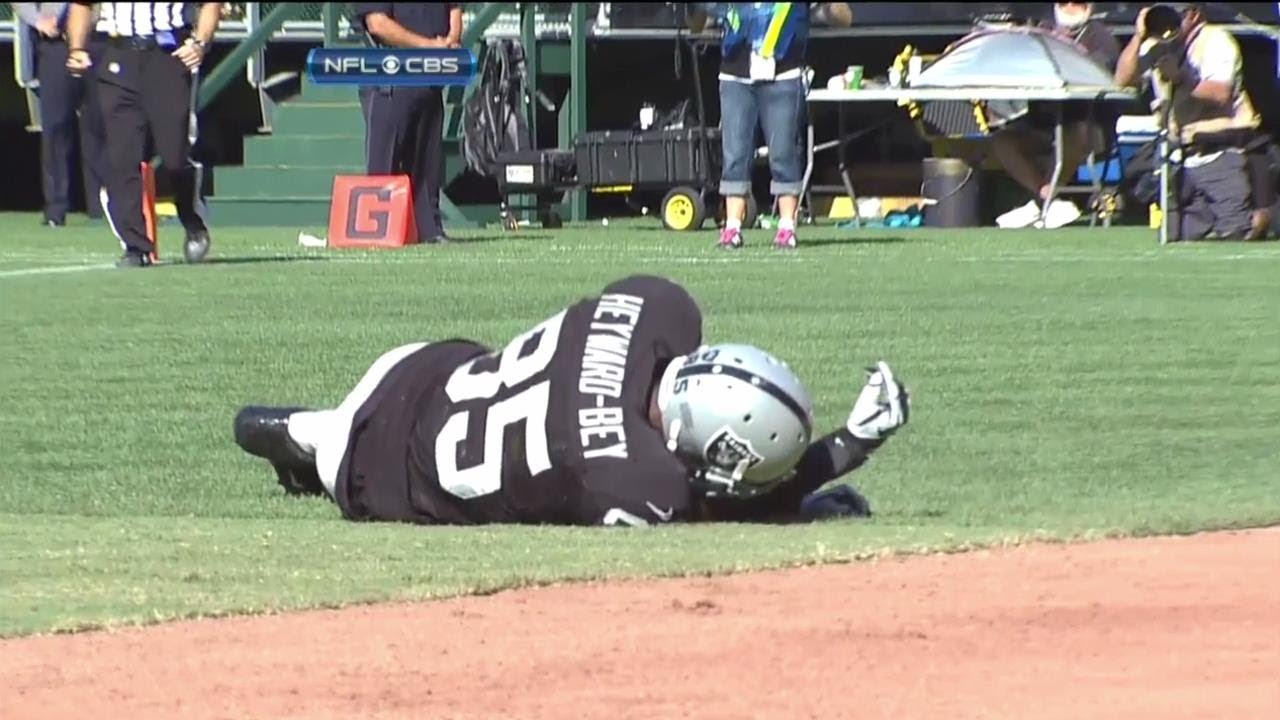 Darrius Heyward-Bey Knockout Hit vs. Steelers (Week 3, 2012)