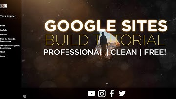Create a Modern Professional Google Website for FREE! (Filmmaker/Photographer/Creator)