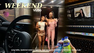 WEEKLY VLOG - Long talks, makeup routine, high ponytail, birthday celebrations, bible study