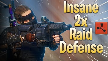 Insane 2x Raid Defense | Rust Movie