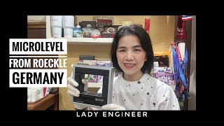 MICROLEVEL เครื่องมือปรับตั้งเซ็ตระดับแบบอิเล็กโทรนิกส์ ระดับน้ำดิจิตอล | Lady Engineer