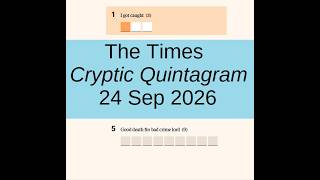 The Times Cryptic Quintagram 2684