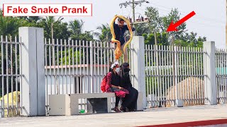 King Cobra Snake Prank 🐍 (Part 5) | Fake Snake Prank Video on Public | 4 Minute Fun screenshot 5