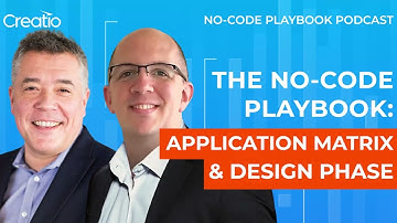 No-Code Playbook podcast s02 e05: Application Matrix | Creatio