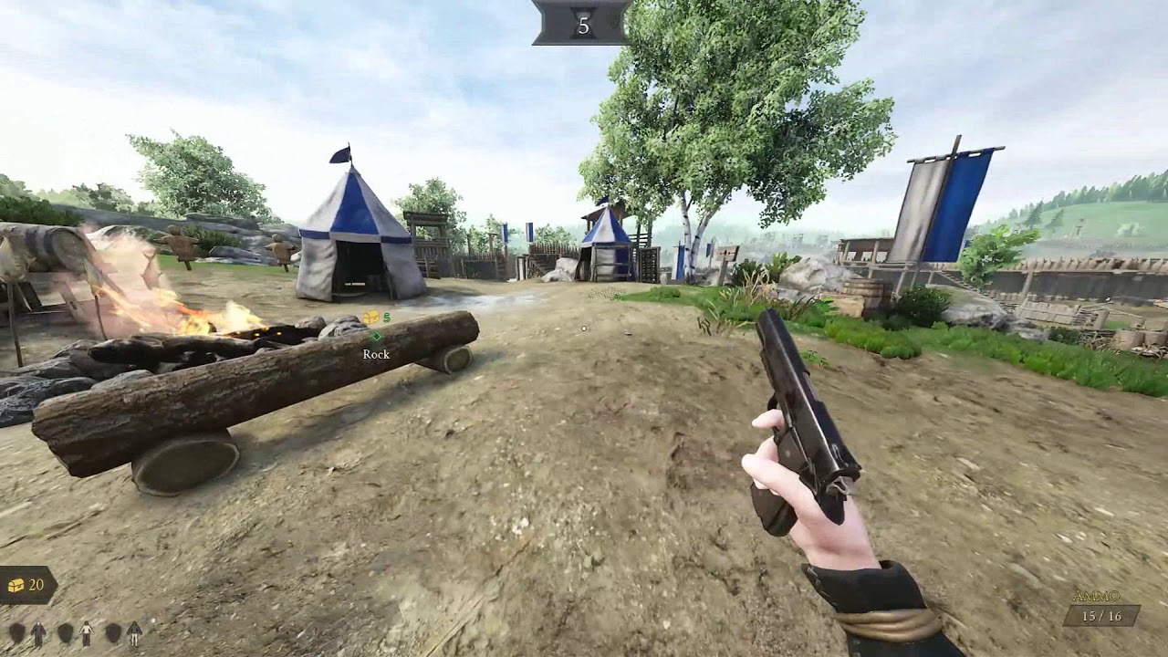 How to get a gun in the Medieval ages Mordhau