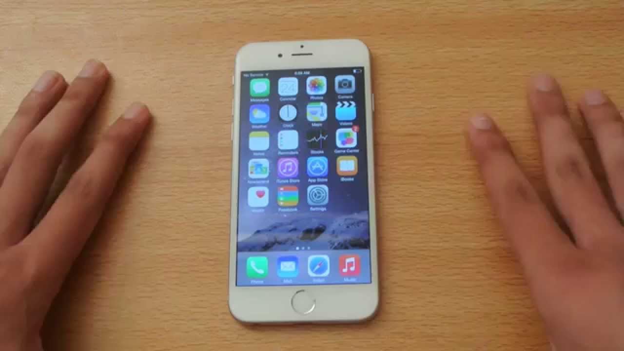 How To Take A Screen Shot On Iphone 6 Youtube