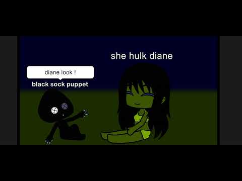 she hulk diane turns into a she hulk werewolf!