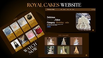 How To Make Responsive Cake Website Using HTML CSS & BOOTSTRAP