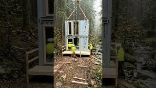 “Container Home in Forest 🌲🏡 | Tiny House Dream #shorts”