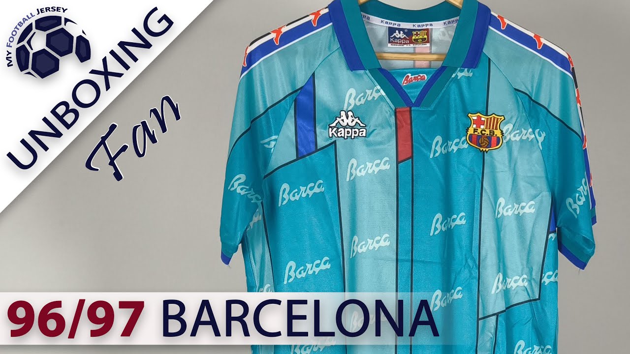 Barcelona Away Jersey 96/97 Ronaldo (JJSport) Fan Version Unboxing