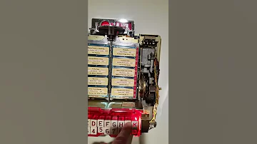 Selecting And Playing From Seeburg Wallbox Type 3W100 
