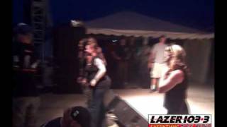 Before Korn's set at Lazerfest