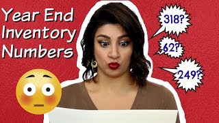 Final Makeup Inventory for 2019 | HOW WELL DID I DO THIS YEAR