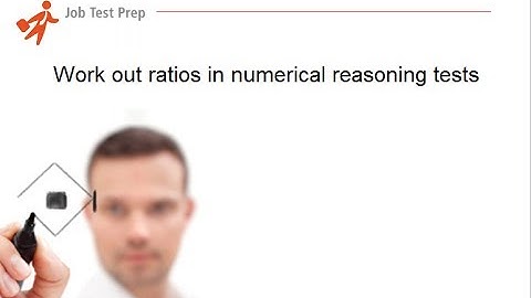 How to work out Ratios in Numerical Tests - JobTestPrep