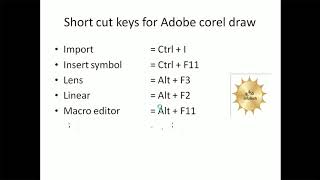 All Corel draw short cut keys - Working in all version screenshot 1