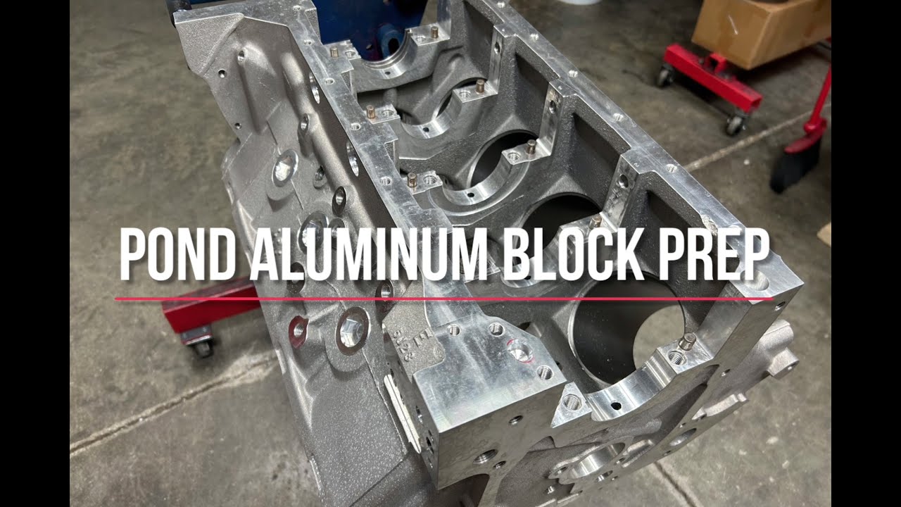 Lykins Motorsports Pond Motorsports Aluminum FE Block Prep - YouTube