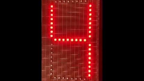 ７セグメントの表示