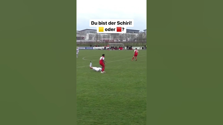 Gelbe oder Rote Karte?