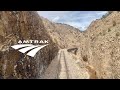 Amtrak southwest chief full rearview ride 7 hours through the new mexico desert