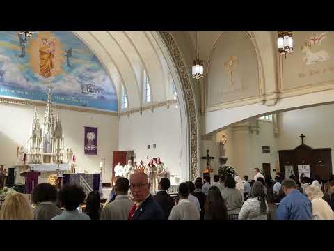 Our Lady of Prompt Succor School mass for the One-Hundredth year of education